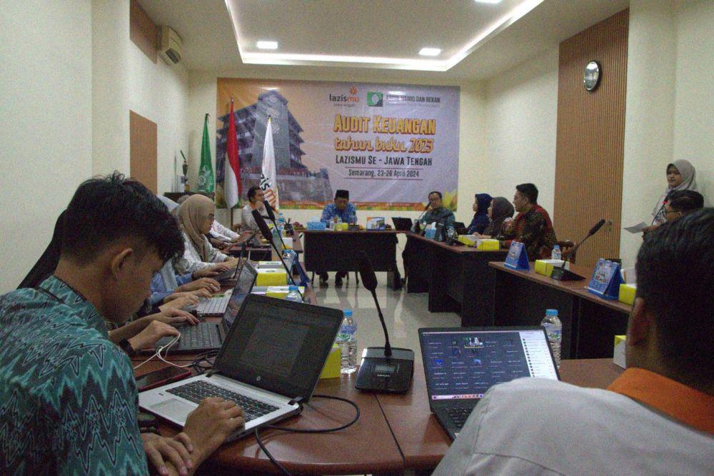 Perkuat Pengelolaan Wakaf, Lazismu Jateng Jalani Audit Eksternal