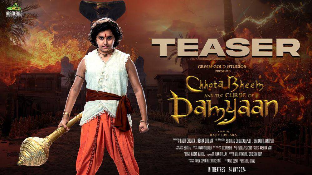poster film Chhota Bheem And The Curse of Damyaan (dok. Green Gold TV/Chhota Bheem And The Curse of Damyaan)