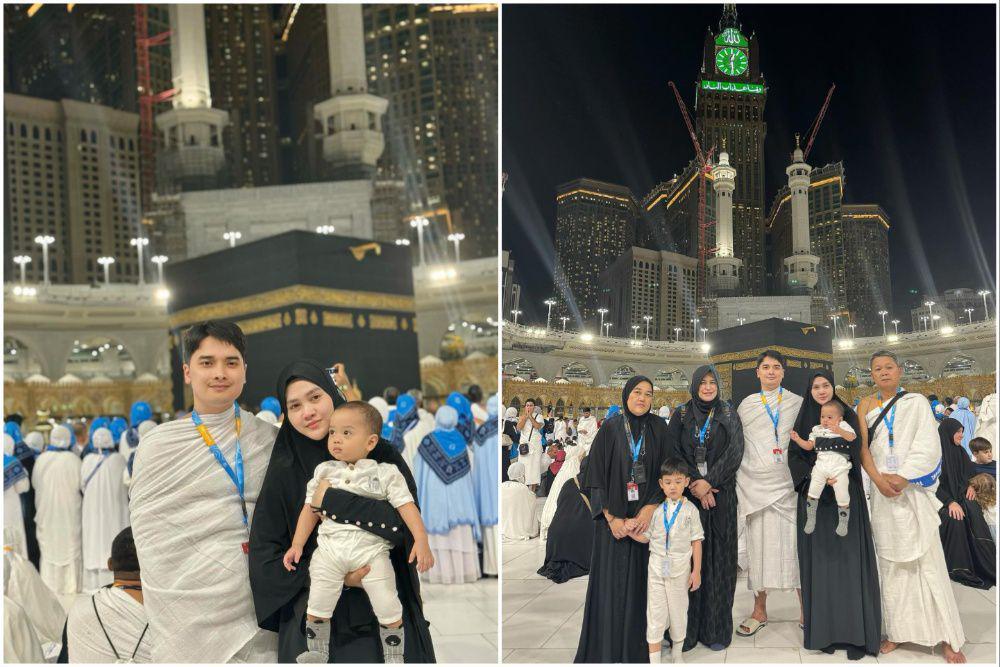 10 Momen Alvin Faiz Umrah di Bulan Syawal, Ajak Keluarga
