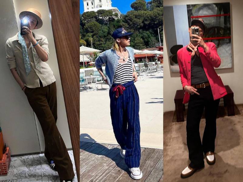 layering outfit ala G-Dragon BIGBANG (instagram.com/xxxibgdrgn)