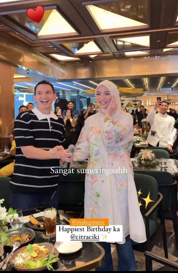 Kejutan ultah Citra Kirana (Instagram.com/citraciki)