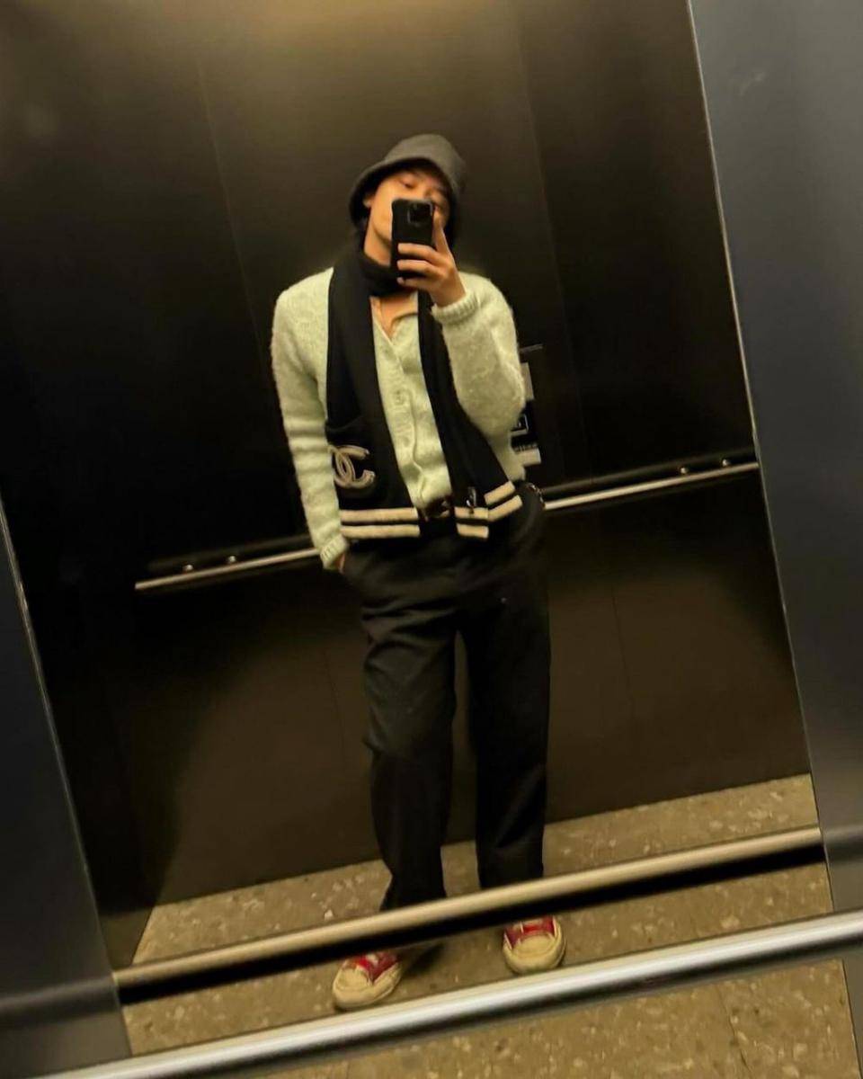 layering outfit ala G-Dragon BIGBANG (instagram.com/xxxibgdrgn)