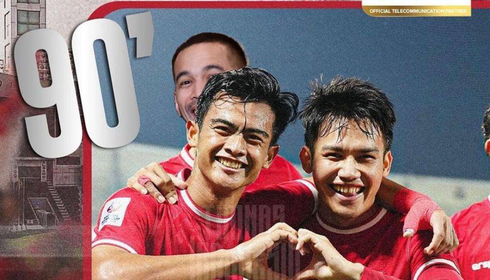 potret editan Teuku Wisnu nimbrung saat Timas U-23 menang lawan Yodanina U-23 (instagram.com/teukuwisnu)