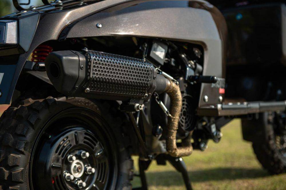 potret tampak samping Scomadi Technica 200i Adventure (dok. Scomadi)