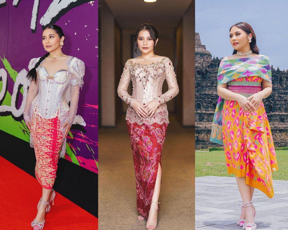 18 OOTD Etnik ala Prilly Latuconsina, Vibes Modern Tradisional!