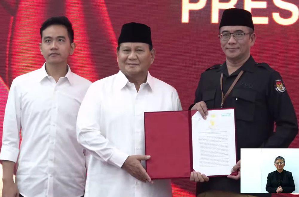 8 Potret Penetapan Prabowo-Gibran Sebagai Presiden-Wapres Terpilih