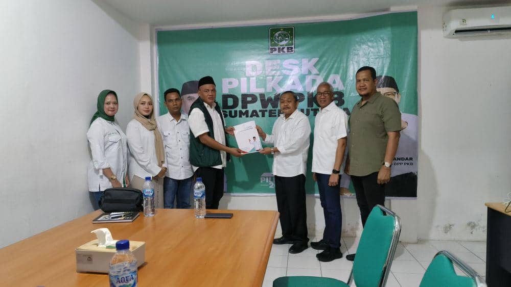 Edy Rahmayadi juga Ambil Formulir Cagub Sumut dari PKB