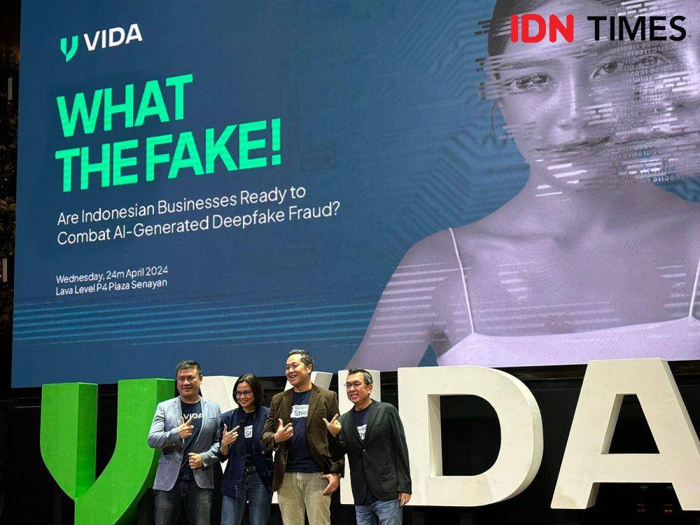 ilustrasi peluncuran VIDA Deepfake Shield (IDN Times/Rifki Wuda Sudirman)