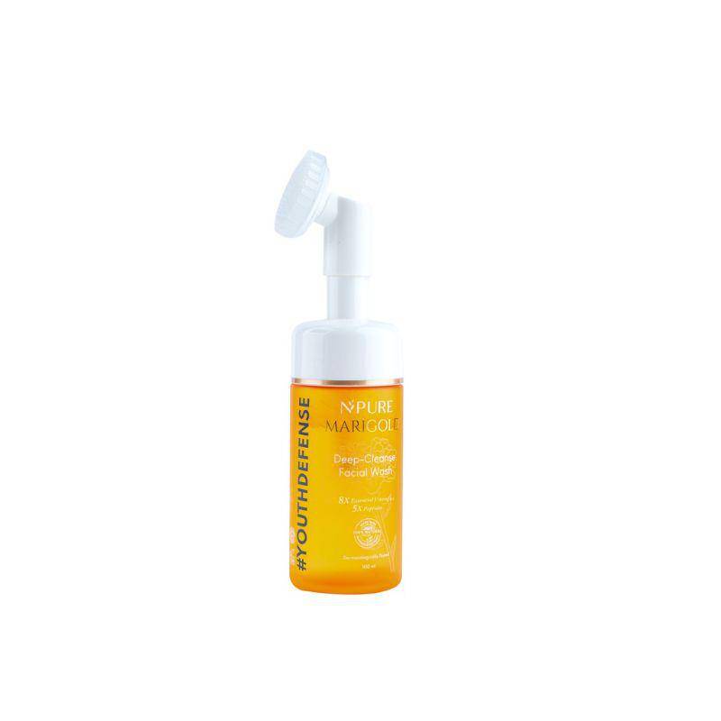N'Pure Marigold Deep-Cleanse Facial Wash (shopee.co.id/amora.beautychannel)