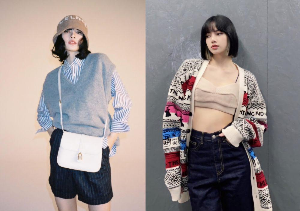 9 Inspirasi OOTD Knitwear ala Lisa BLACKPINK, Comfy dan Kece