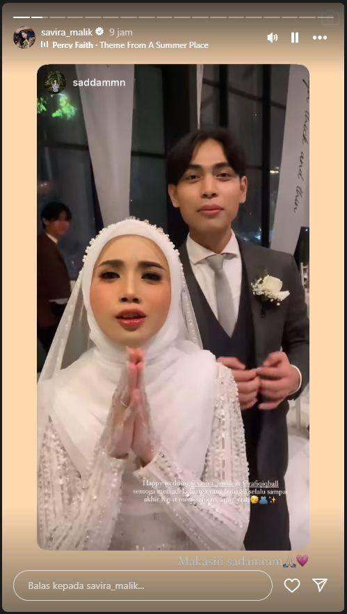 Pernikahan Savira Malik dan Raifq Iqbal (Instagram.com/savira_malik)