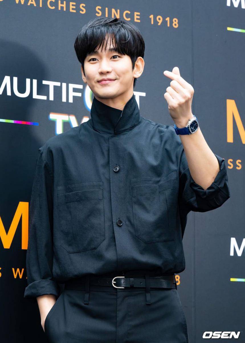 potret Kim Soo Hyun di event MIDO (dok. OSEN)
