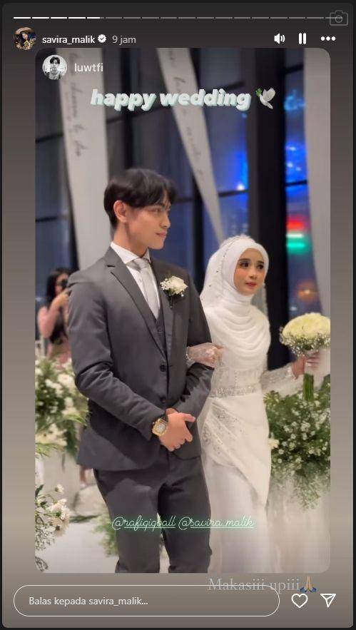 Pernikahan Savira Malik dan Raifq Iqbal (Instagram.com/savira_malik)