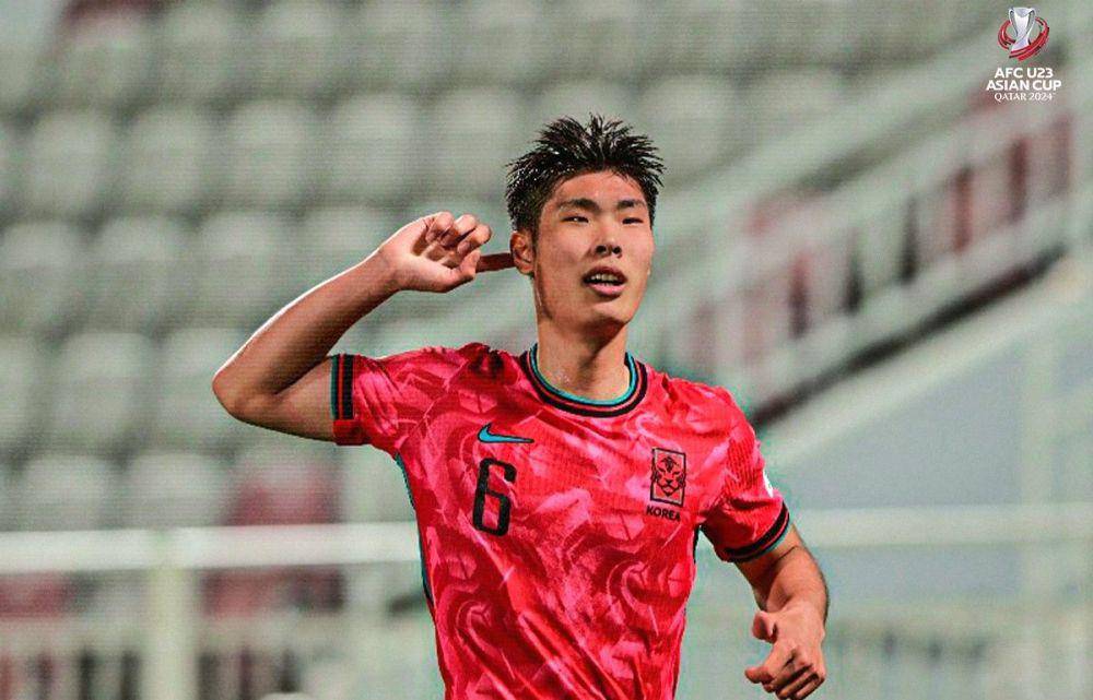 Striker Korea Selatan U-23, Lee Young Jun. (X/@theKFA).