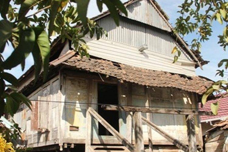 Ilustrasi rumah keluarga pemerintah PKH..
