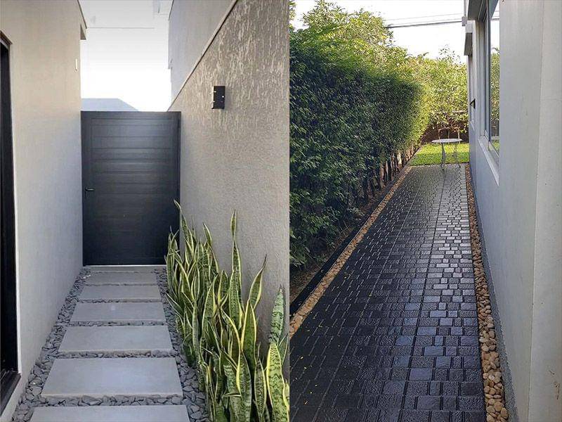 inspirasi foodpath untuk ciptakan side yard minimalis (houzz.com|naibann.com)
