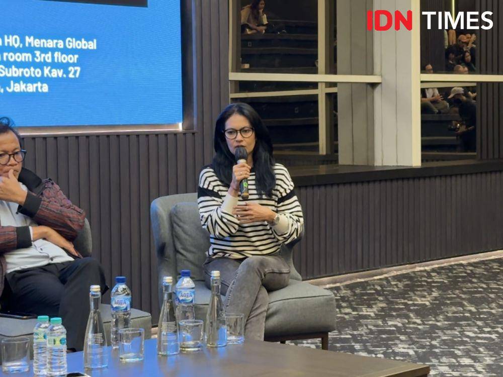 Lola Amaria dalam acara Film Discussion Series di IDN Times (dok. Elizabeth Chiquita/IDN Times)
