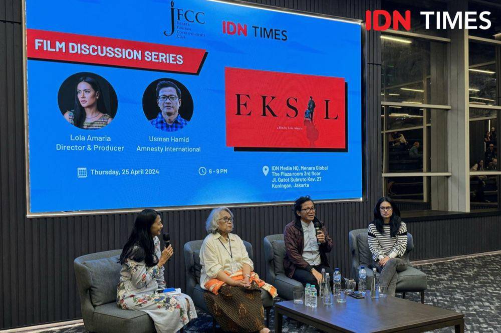 Lola Amaria dalam acara Film Discussion Series di IDN Times (dok. Elizabeth Chiquita/IDN Times)
