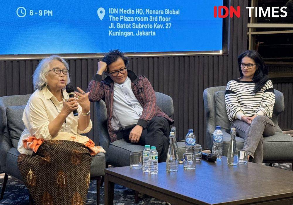 Lola Amaria dalam acara Film Discussion Series di IDN Times (dok. Elizabeth Chiquita/IDN Times)
