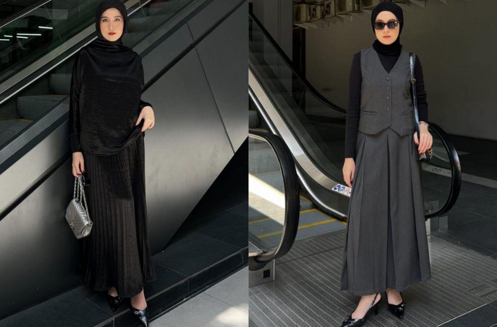 10 Pilihan Office Style ala Amelia Elle, Minimalis tapi Stunning!