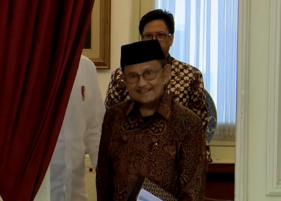 ilustrasi BJ Habibie (youtube.com/Sekretariat Presiden)