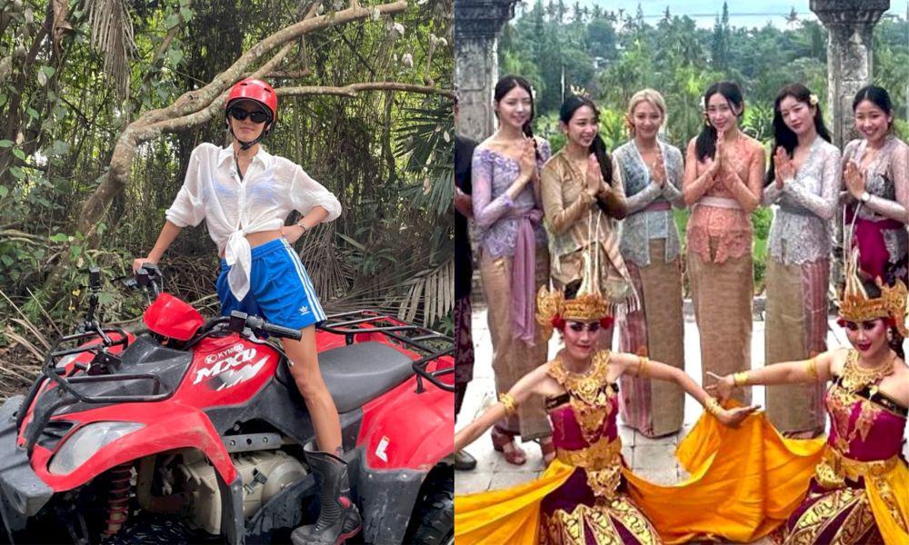 9 Potret Hyoyeon SNSD Syuting Pick Me Trip di Bali bareng Dita Karang