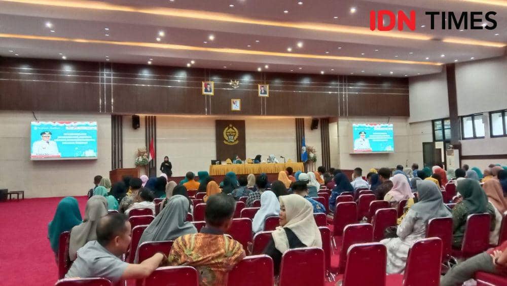 Musyawarah Rencana Pembangunan (Musrenbang) Tematik tahun 2024, Kamis (25/4/2024). IDN Times/Ashrawi Muin