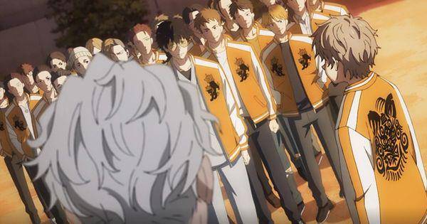 Geng Shishitoren menyusul bosnya ( Dok. CloverWorks / Wind Breaker )