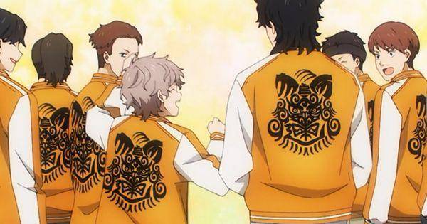 Tomiyama dan gengnya ( Dok. CloverWorks / Wind Breaker )