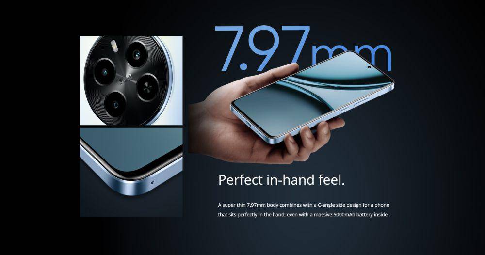 potret desain bodi realme Narzo 70 5G (realme.com)
