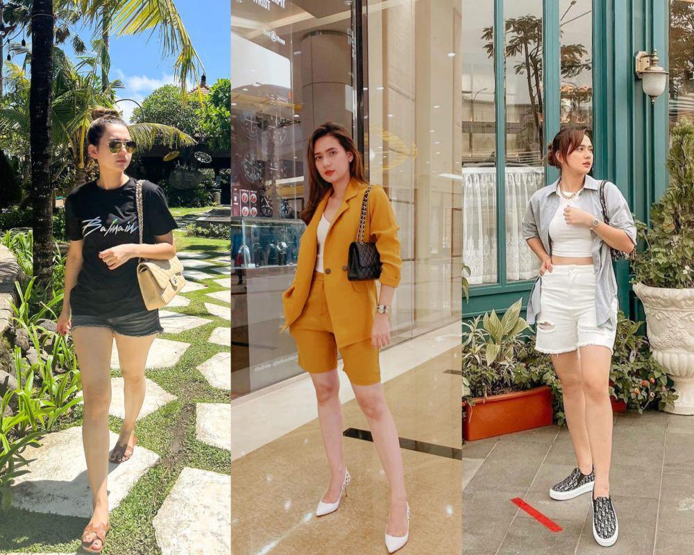 9 Padu Padan Short Pants ala Mayang Yudittia, Simpel dan Comfy!