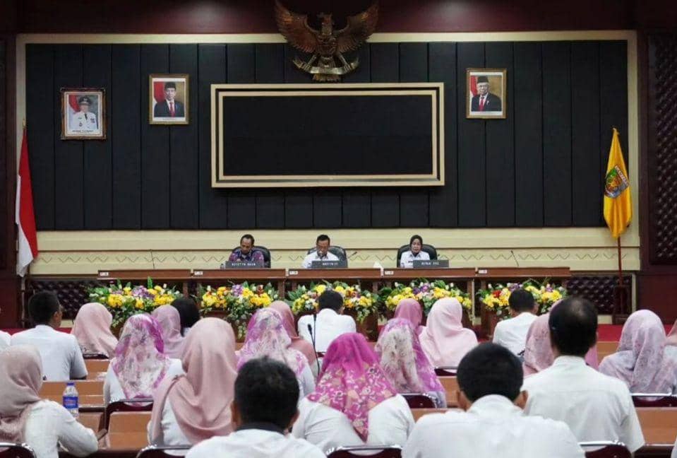 Rapat koordinasi pengawasan netralitas ASN di Pemprov Lampung. (Dok. Pemprov Lampung).