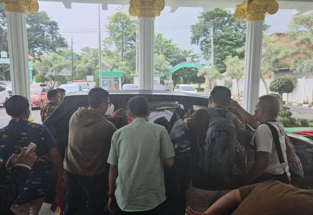 Penetapan tersangka AY oleh Kejari Bandar Lampung. (DOK. Kejari Lampung).