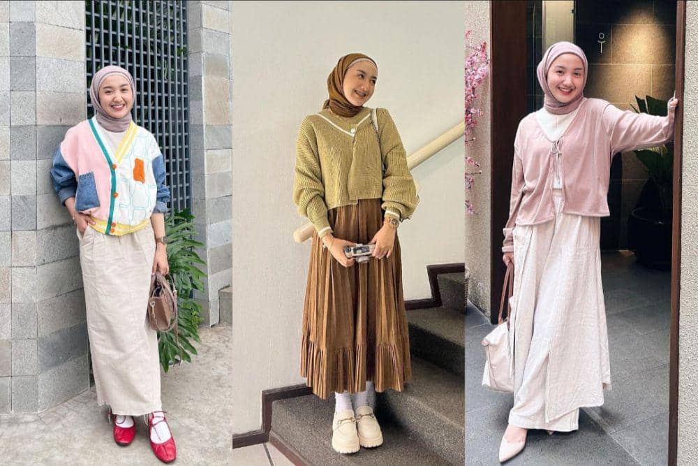 8 Ide Styling Rok ala Thafanya Sabila, Cocok untuk Piknik!