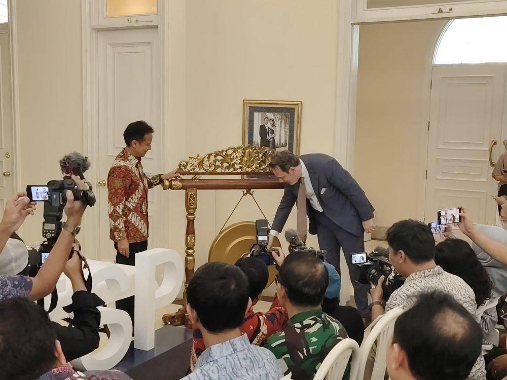Prosesi peresmian program kesehatan Swedia-Indonesia. IDN Times/Sherlina Purnamasari