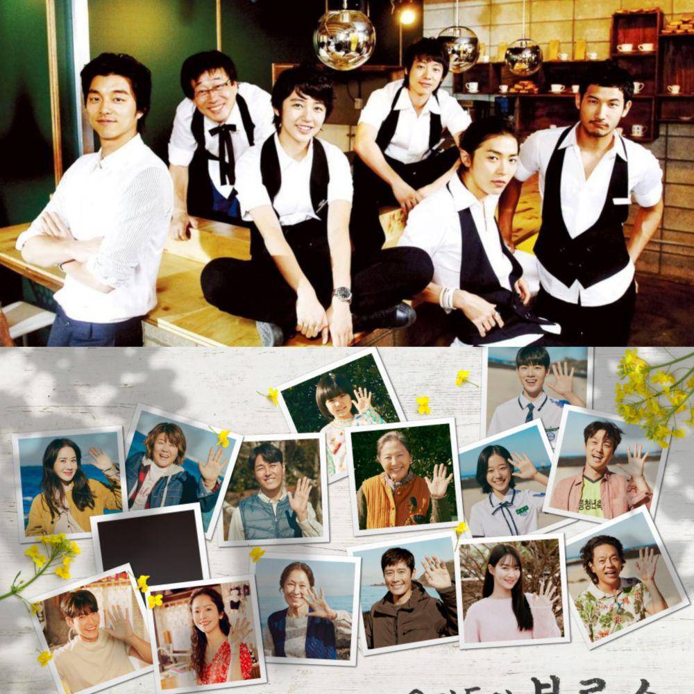 poster drakor Coffee Prince (dok. MBC/Coffee Prince) | poster drakor Our Blues (dok. tvN/Our Blues)