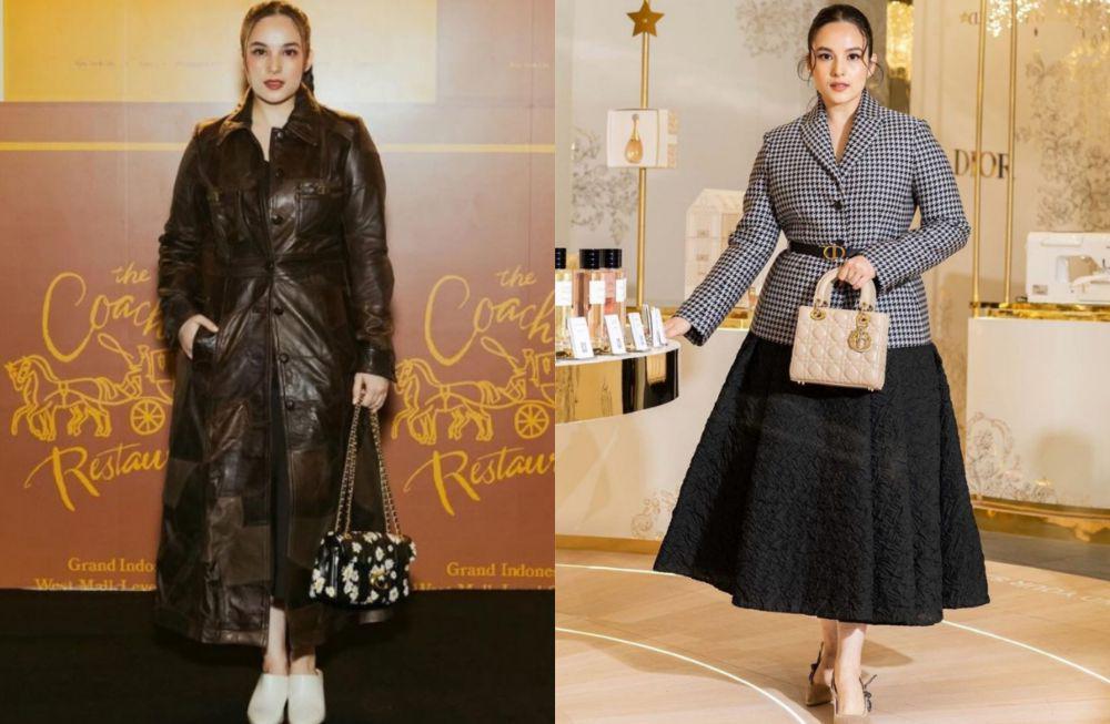 8 Fashion Style ala Chelsea Islan, Stunning dengan Hand Bag!