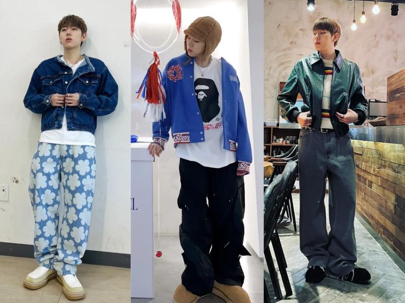 8 Inspirasi Outfit Oversized ala Zico, Super Catchy nan Swag!