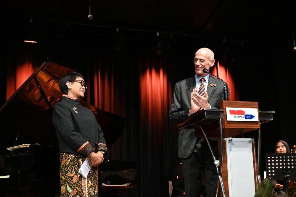 Menteri Luar Negeri RI Retno di King's Day Belanda. (dok. Kemlu RI)