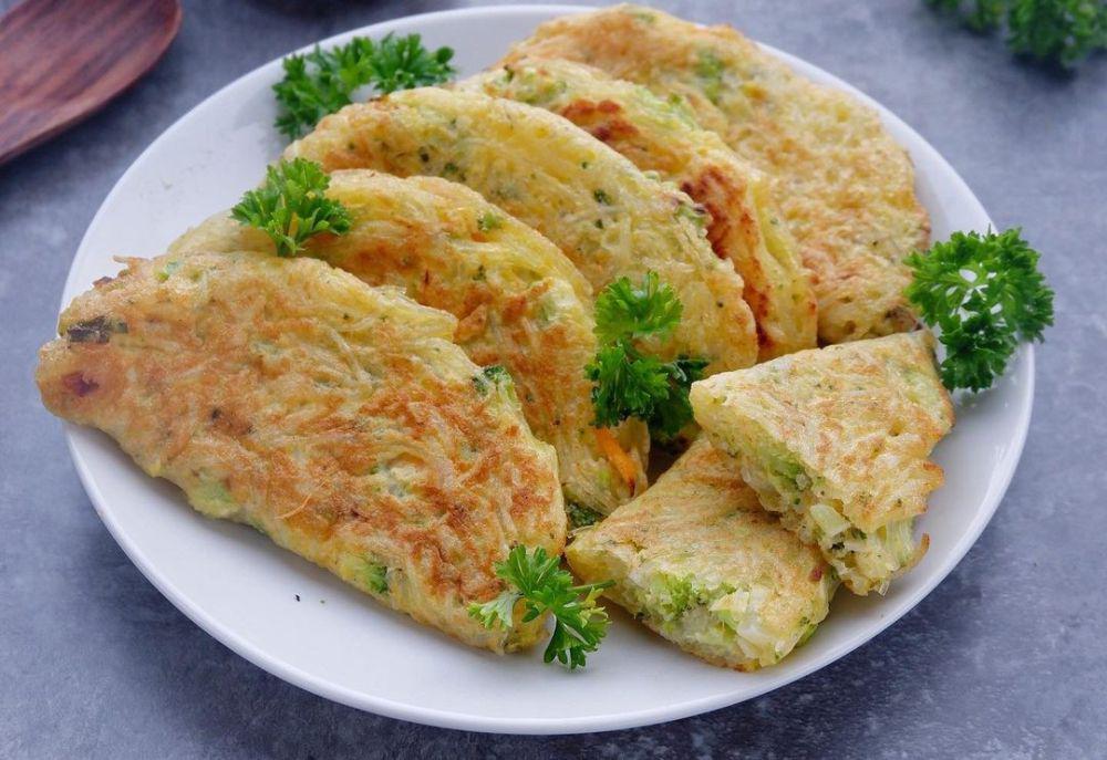 Resep Omelet Telur Soun Isi Sayuran, Enak dan Sehat