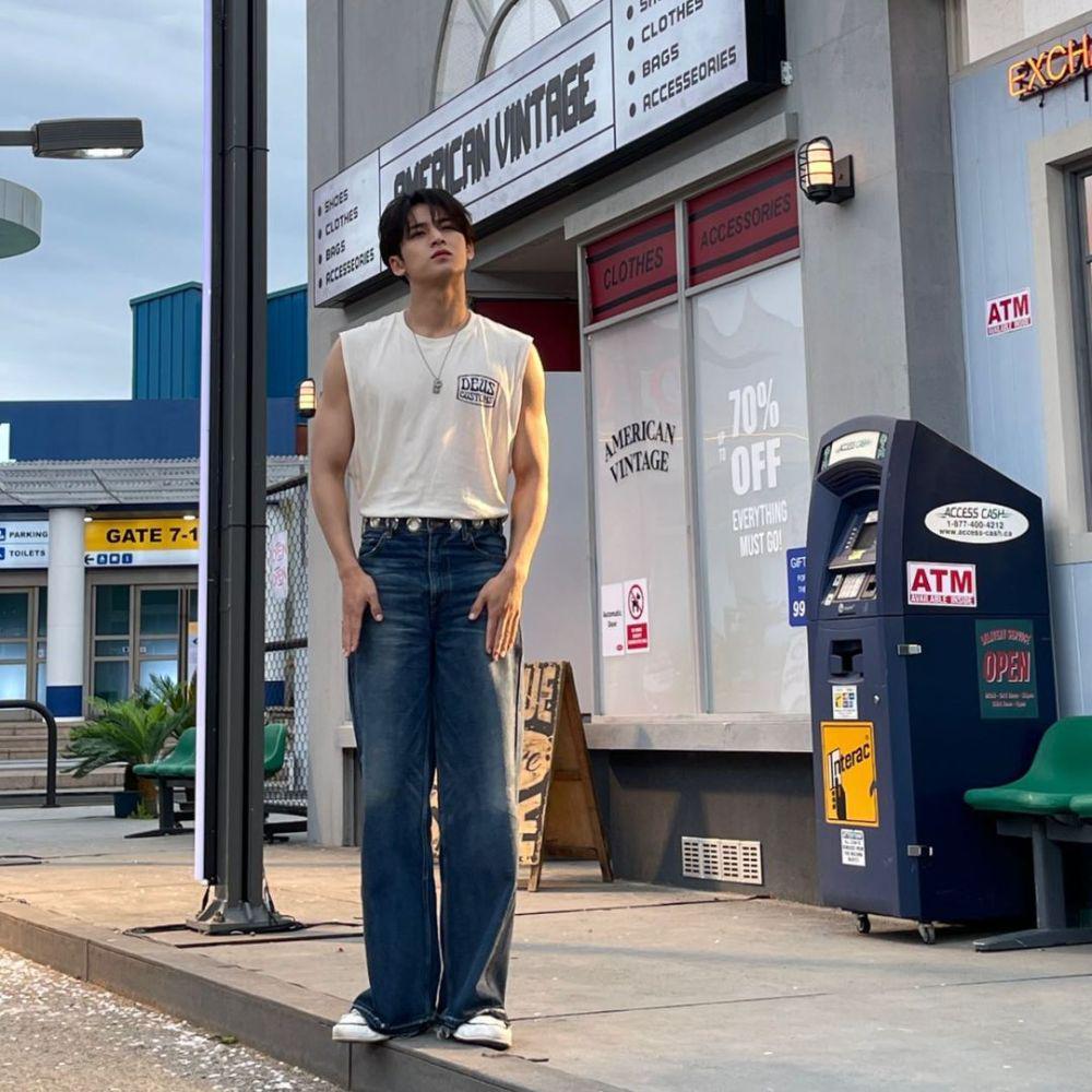 OOTD denim ala Mingyu SEVENTEEN (instagram.com/min9yu_k)