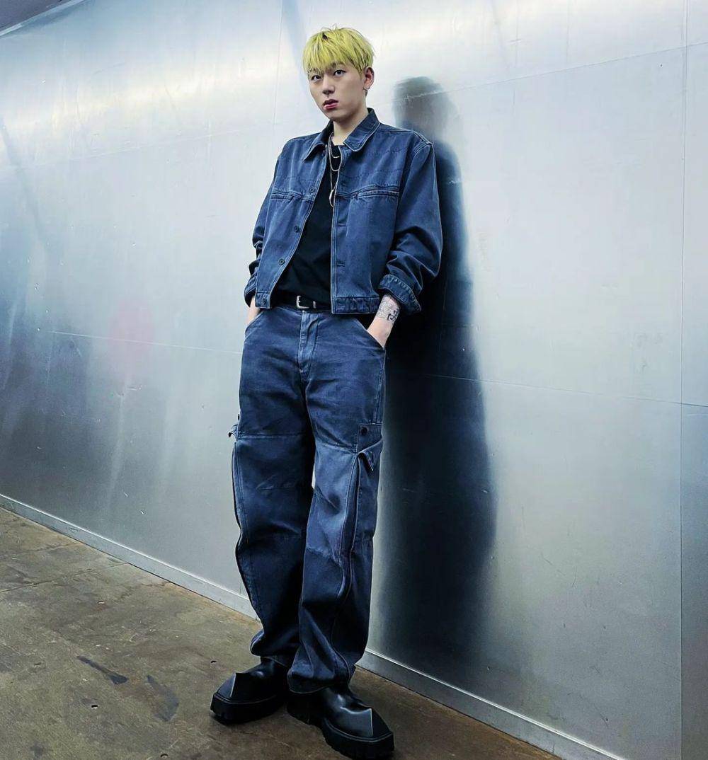outfit oversized ala Zico (instagram.com/woozico0914)