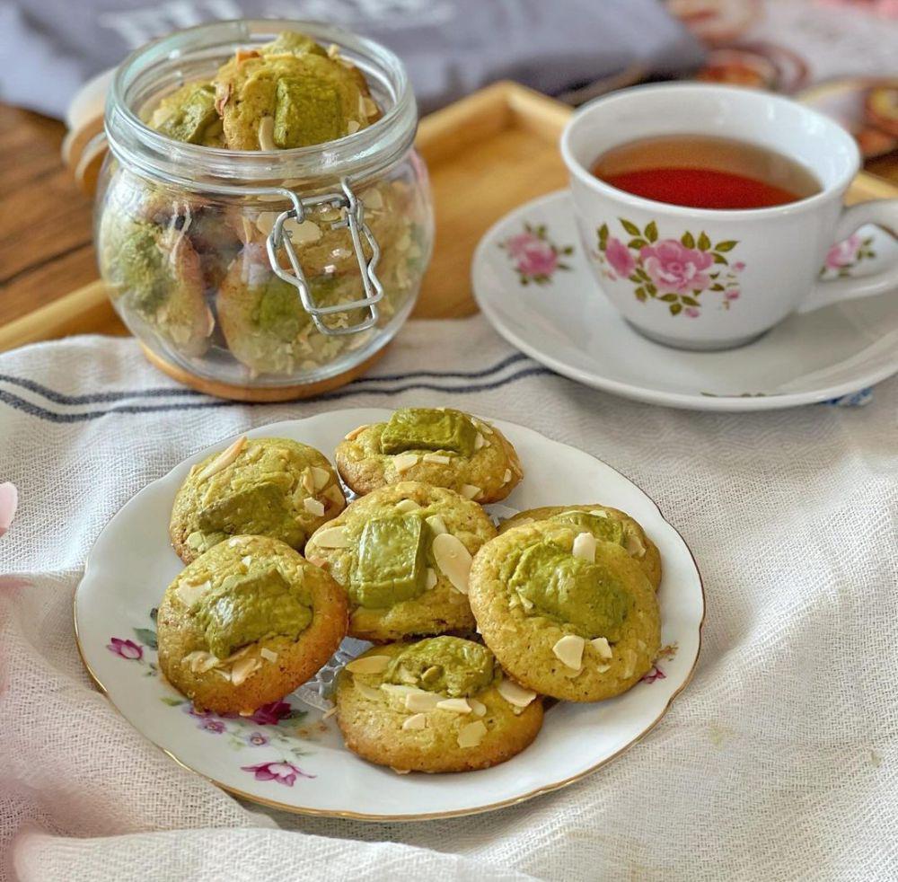 Resep Matcha Almond Cookies, Kue Kering Kualitas Premium