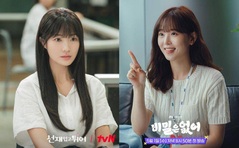 Kim Hye Yoon di drama Lovely Runner (Dok. tvN/Lovely Runner) | Kang Han Na di drama Frankly Speaking (instagram.com/jtbcdrama)