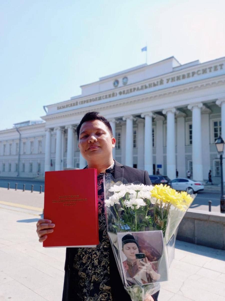 akademisi Universitas Bandar Lampung (UBL) Refly Setiawan berhasil mendapatkan beasiswa dari Islamic Cooperation Youth Forum (ICYF) (IDN Times/Istimewa)