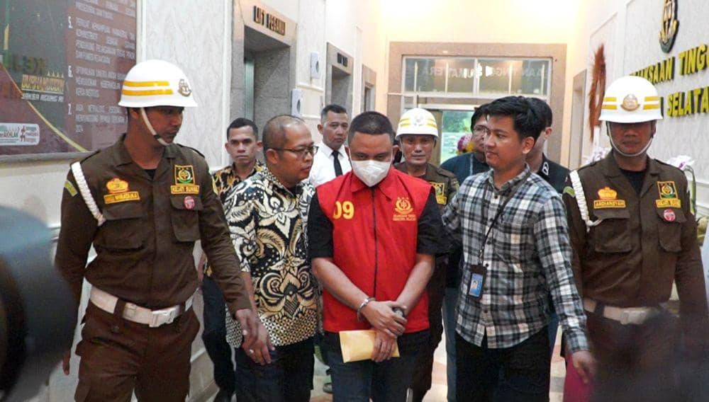 (Dirut PT Info Media Solusi Net (ISN) bernama Muhammad Arif saat ditahan Kejati Sumsel) IDN Times/istimewa