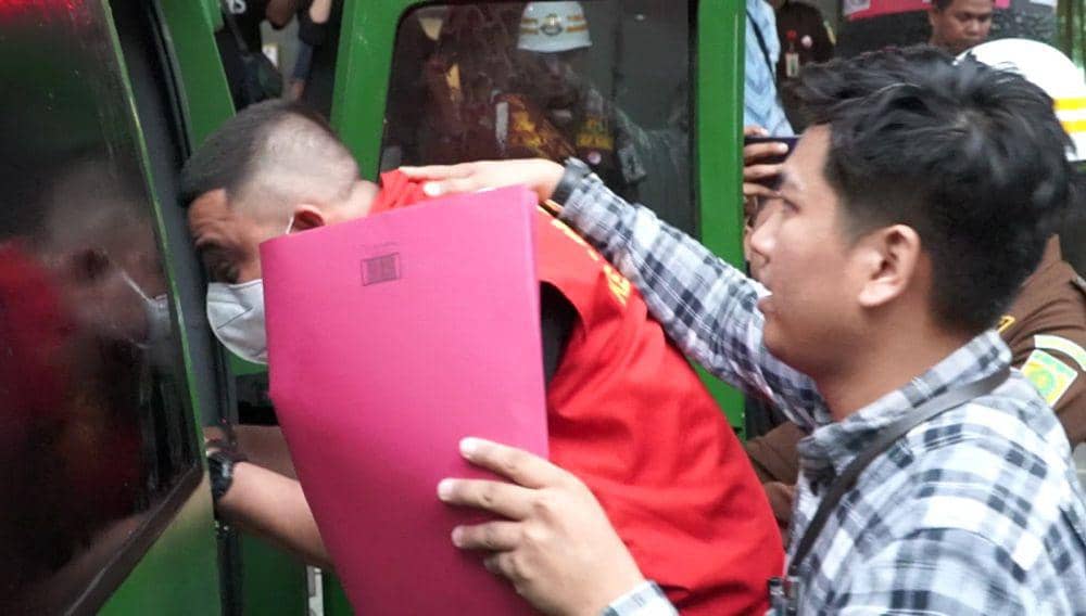 (Dirut PT Info Media Solusi Net (ISN) bernama Muhammad Arif saat ditahan Kejati Sumsel) IDN Times/istimewa