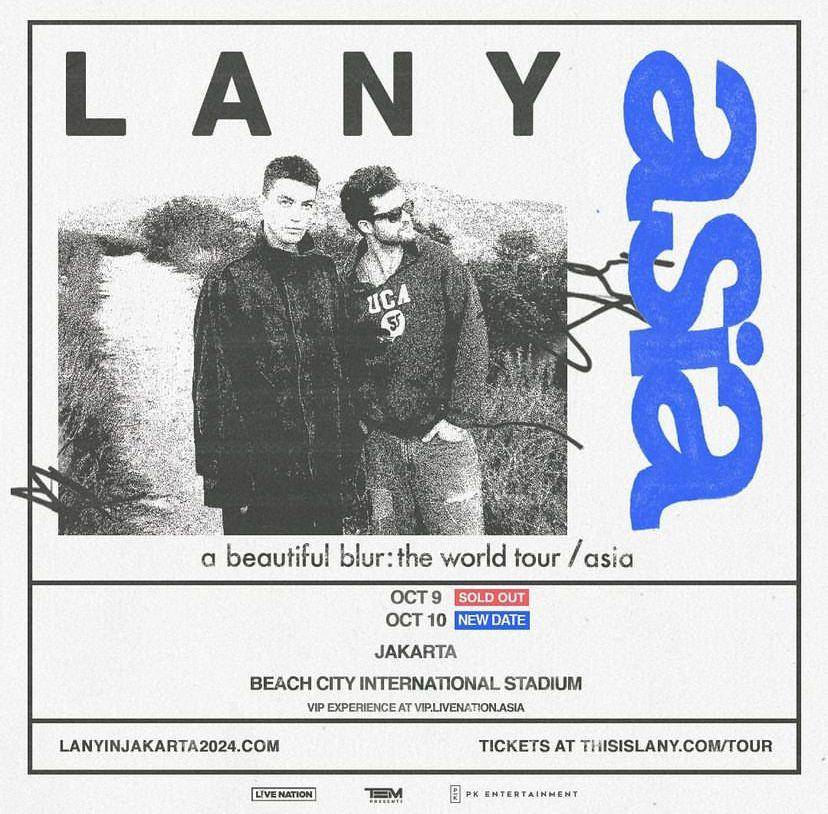 konser LANY di Jakarta ditambah sehari (Instagram.com/pkentertainment.id)