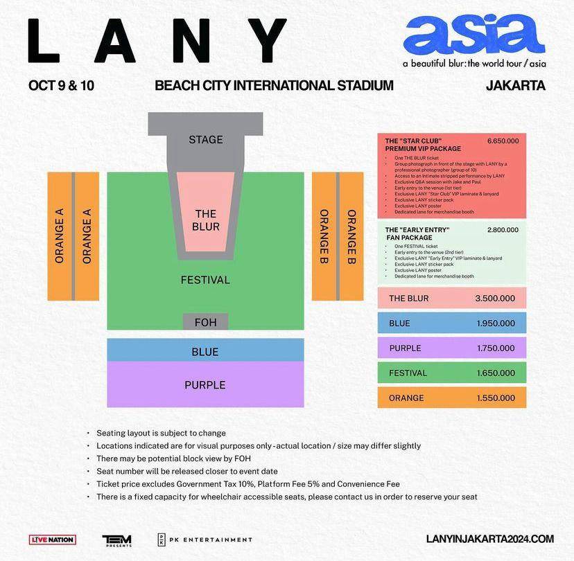 konser LANY di Jakarta ditambah sehari (Instagram.com/pkentertainment.id)