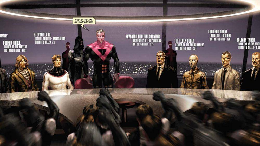 Bastion dan para anggota Human Council (dok. Marvel Comics/X-Force)